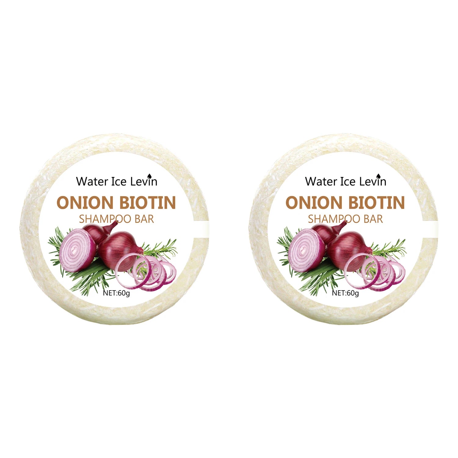 Onion and Biotin Shampoo Soap - 60g, Suitable for All Hair Types, Moisturizing and Smoothing, Rich in Rosemary Extract - Deals Today