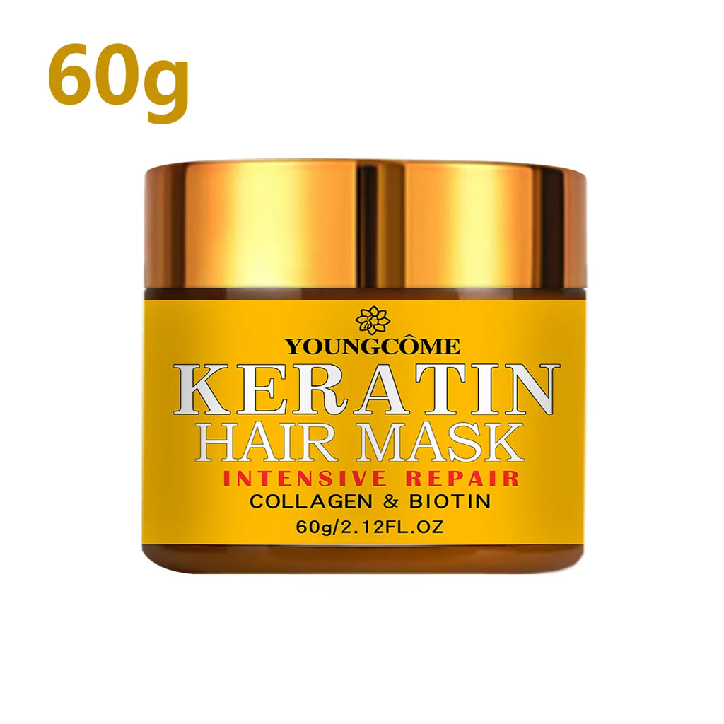 Hair Repairs Hair Mask Biotin Collagen Keratin Treatment Hairs Conditioner Hair Essential Oil Nourishing for Dry Damaged - Deals Today