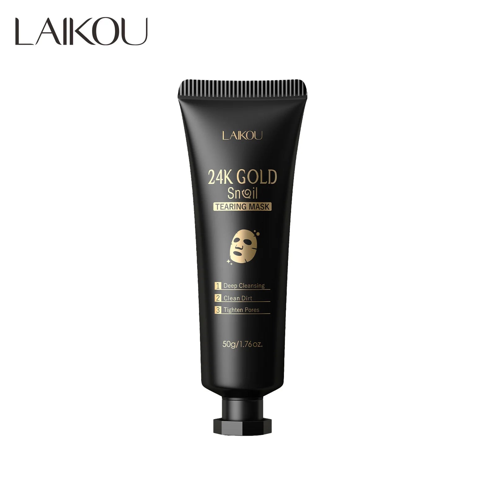 LAIKOU 24K Gold Sakura Peeling Face Mask Anti Wrinkle Whitening Blackhead Removal Facial Tear Off Mask Skin Care Products - Deals Today