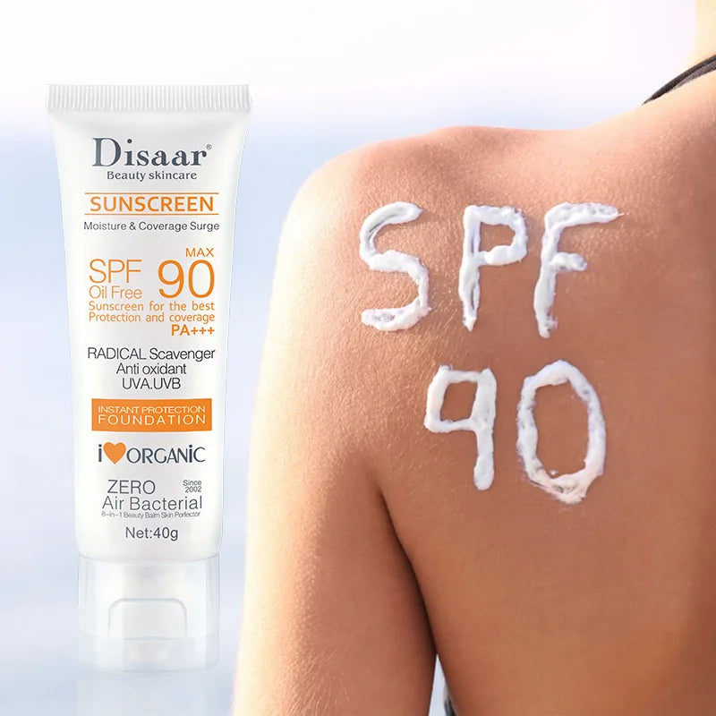 Facial Body Sunscreen Waterproof SPF 90+UV Sun Cream Sunblock Skin Protective Cream Anti Sun Facial Seaside Protection Cream - Deals Today