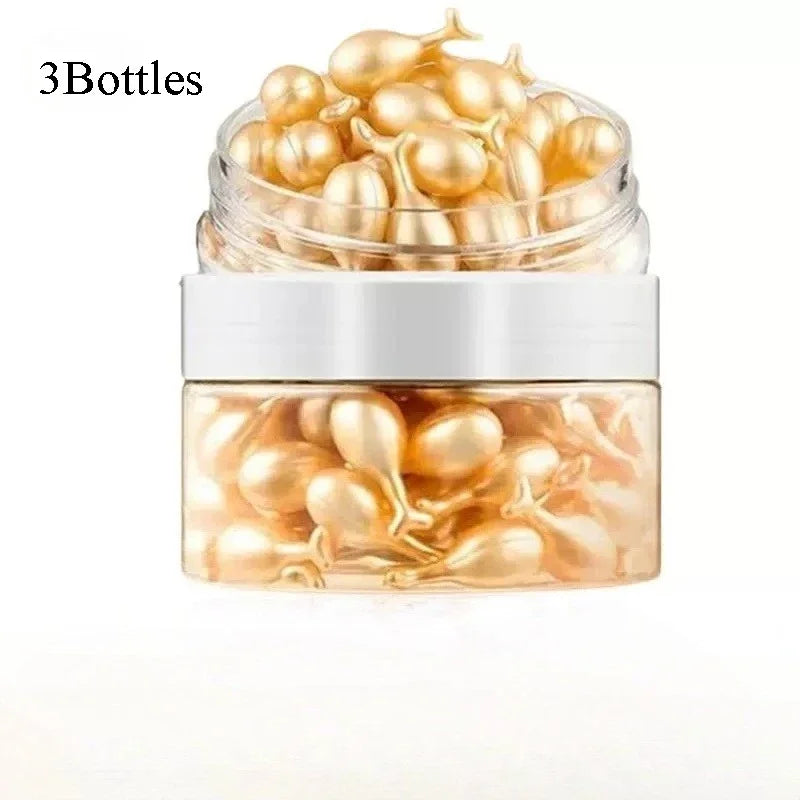 50Pcs Collagen Face Care Capsules Serum Spot Acne Wrinkle Remover Firming Whitening Hyaluronic Acid Essence Skin Care New style - Deals Today