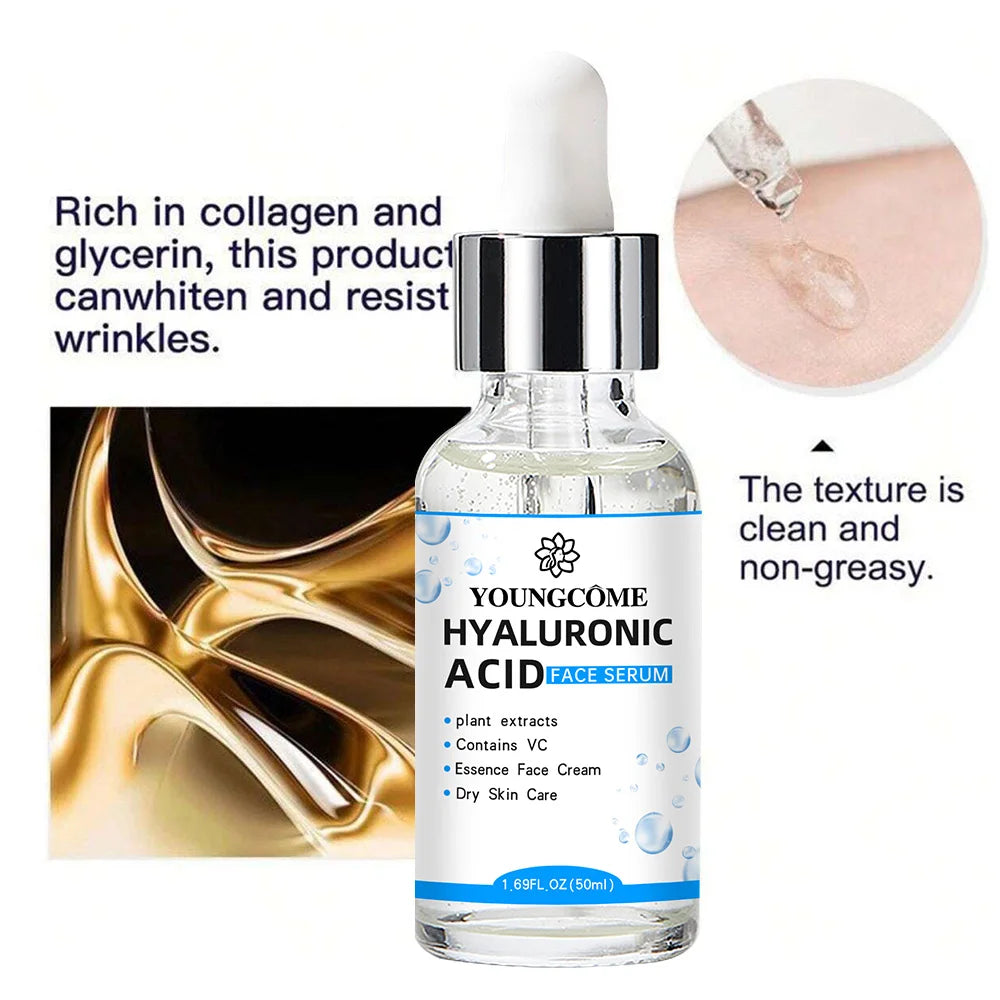 Hyaluronic Acid Facial Essence Deep Moisturizing Facial Skin Essence Korean Skin Care Products - Deals Today