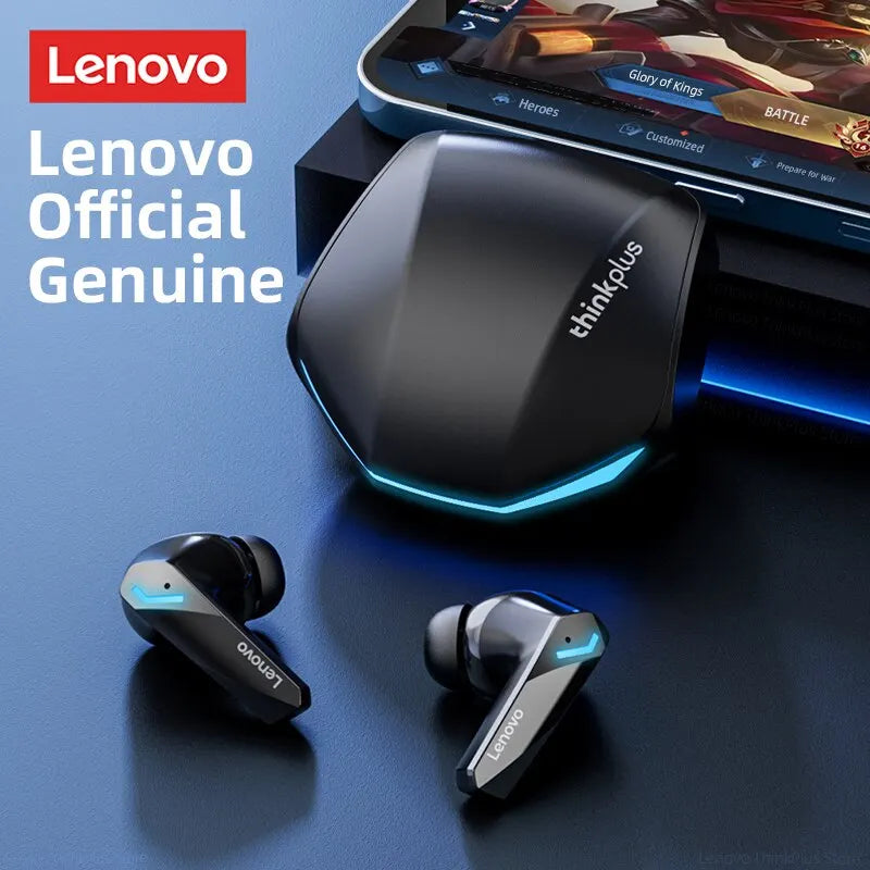 Lenovo GM2 Pro Bluetooth 5.3 Earbuds with Mic – 9D Stereo Wireless Headphones for Gaming & Music