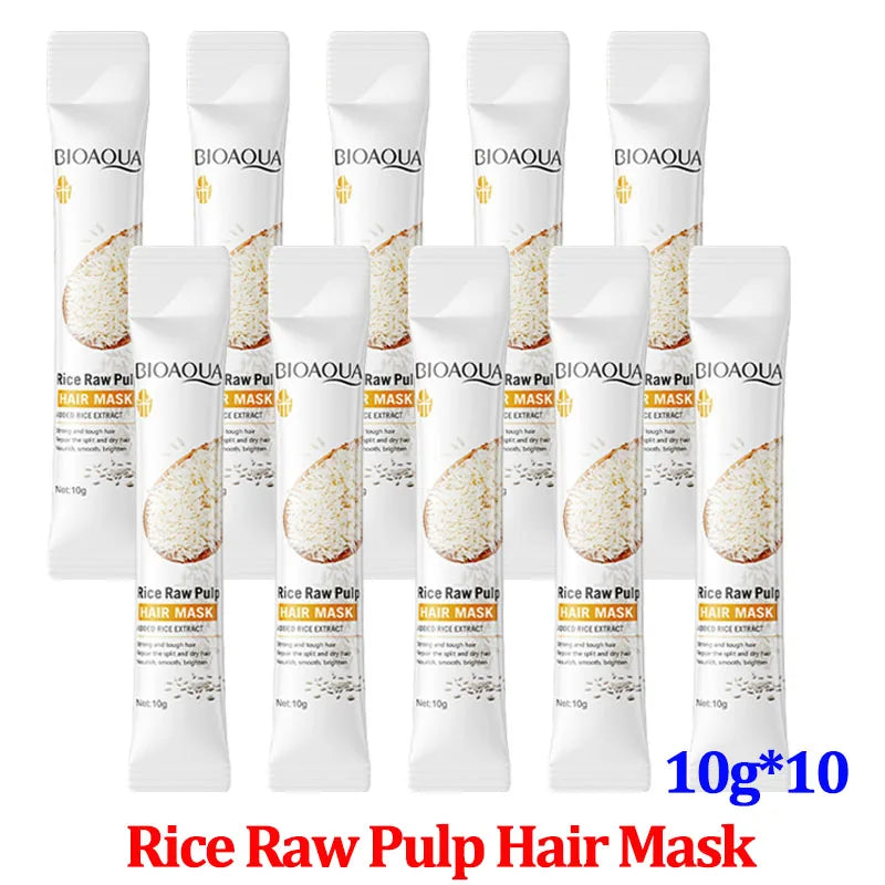 10/30/50/100/400g Magical Keratin Hair Mask 5 Seconds Repair Damaged Frizzy Hair Soft Smooth Shiny Rice Moisturizing Hair Care - Deals Today
