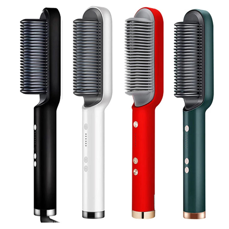 Hair Straightener Professional Ptc Quick Heated Electric Hot Comb Hair  Comb Personal Care Multifunctional Hairstyle Brush - Deals Today
