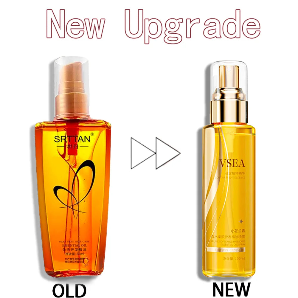 Lightweight Hair Oil Mist Serum, Botanical Extracts Hair Treatment for Split Ends,Frizz & Flyaways,Nourishing Repair,Gloss Shine - Deals Today