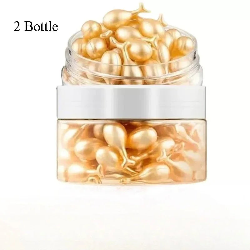 50Pcs Collagen Face Care Capsules Serum Spot Acne Wrinkle Remover Firming Whitening Hyaluronic Acid Essence Skin Care New style - Deals Today