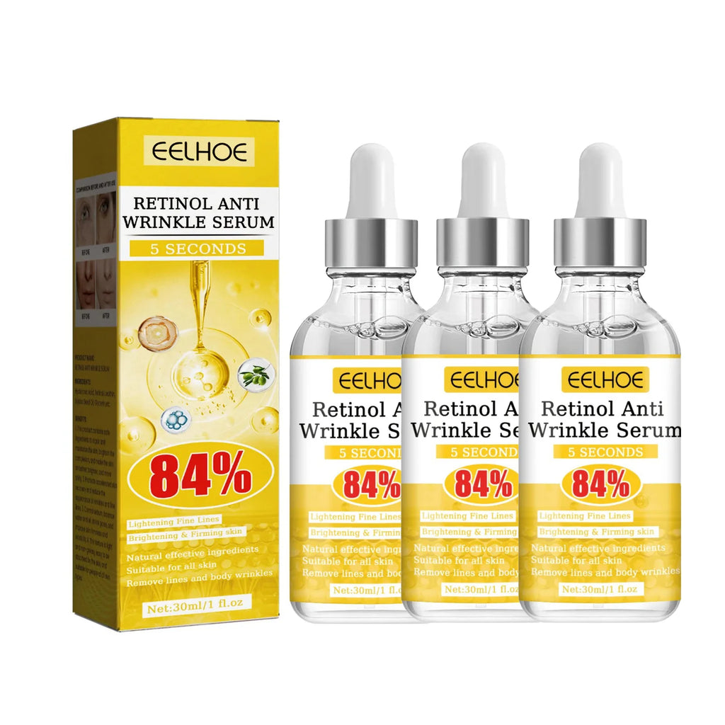 Retinol Anti-Wrinkle Serum Anti Aging Face Lifting Firming Fade Fine Lines Moisturizing Skin Care Hyaluronic Acid Facial Serum - Deals Today
