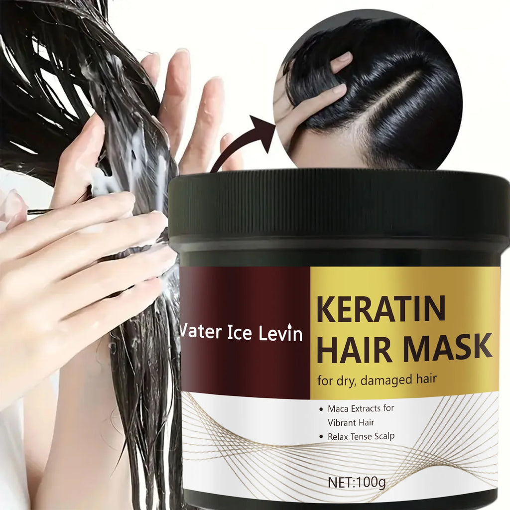 Magical Keratin Hair Mask 5 Seconds Fast Repair Damaged Frizzy Hair Soft Smooth Shiny Straightening Deep Moisturizing Hair Care - Deals Today