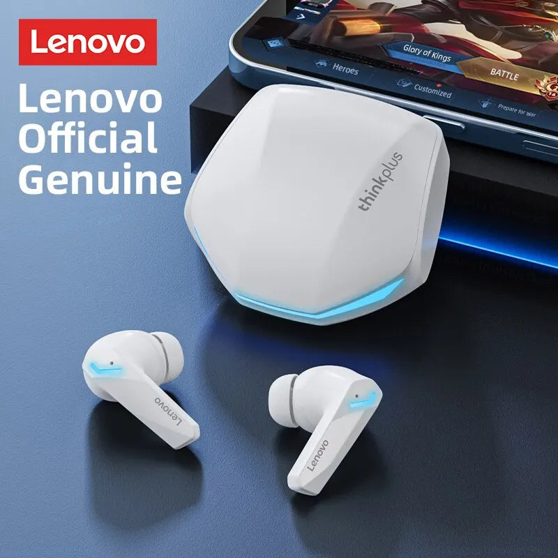 Lenovo GM2 Pro Bluetooth 5.3 Earbuds with Mic – 9D Stereo Wireless Headphones for Gaming & Music
