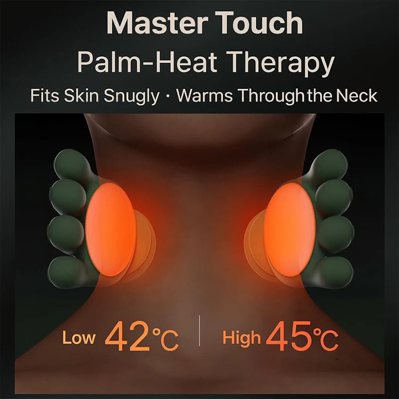 2025 Bionic Neck Shoulder Massager N7 Kneading Massager Shawl 3-Level Modes Neck Cervical Waist Leg Body Muscles Massage Pillow