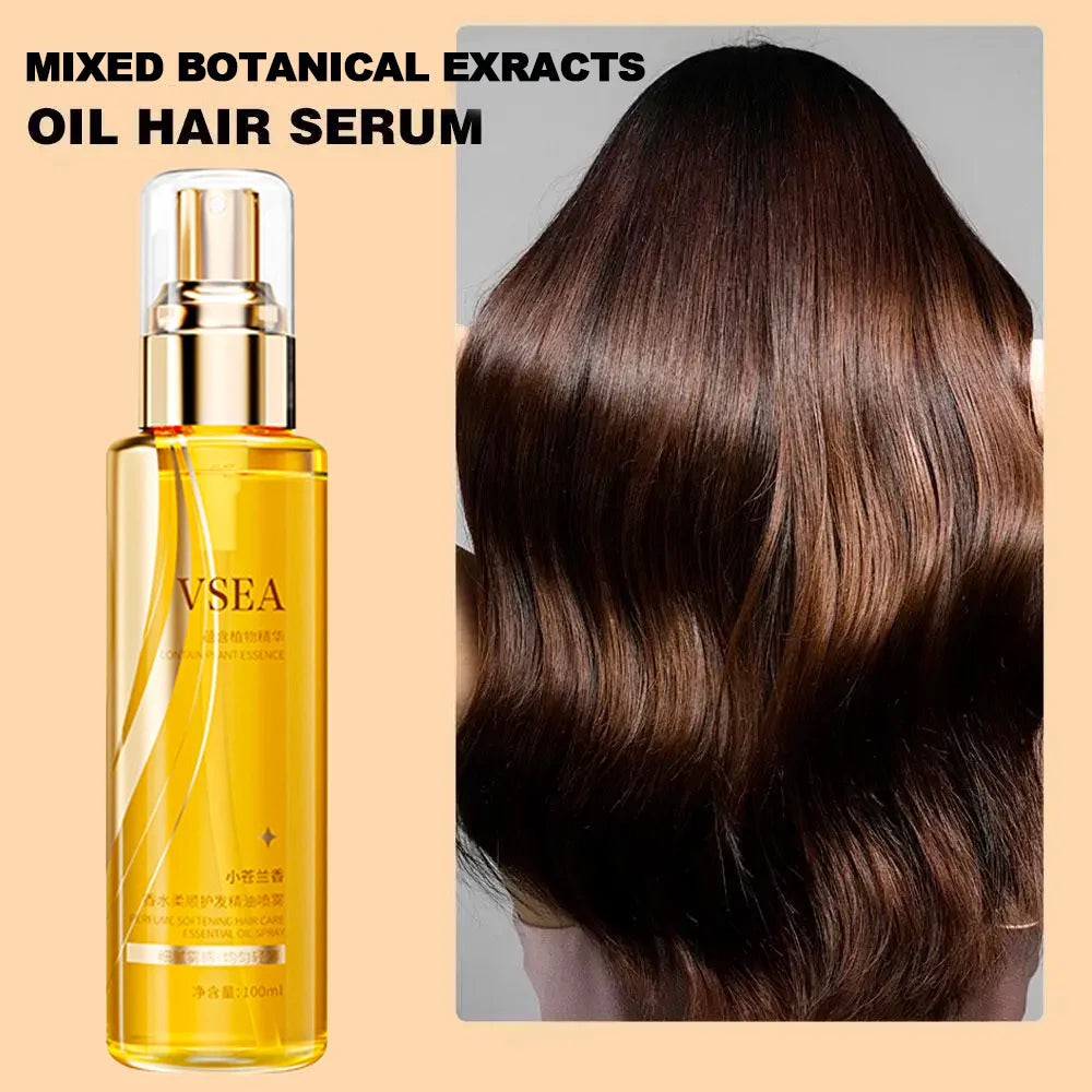 Lightweight Hair Oil Mist Serum, Botanical Extracts Hair Treatment for Split Ends,Frizz & Flyaways,Nourishing Repair,Gloss Shine - Deals Today