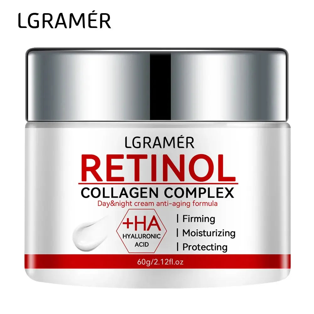 Retinol Lifting Firming Cream Collagen Smooth wrinkles Face Cream For Moisturizer Whitening Brighten Skin Products - Deals Today
