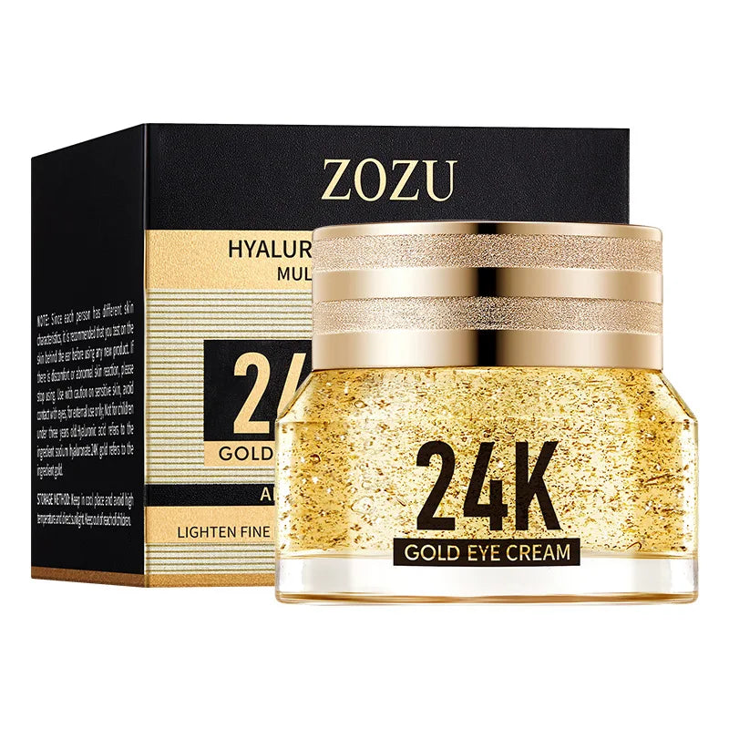 24k Gold Hyaluronic Acid Eye Cream Anti Dark Circles Eye Bags Firming Moisturizing Eyes Skin Care Prodcuts - Deals Today