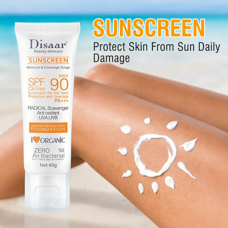 Facial Body Sunscreen Waterproof SPF 90+UV Sun Cream Sunblock Skin Protective Cream Anti Sun Facial Seaside Protection Cream - Deals Today