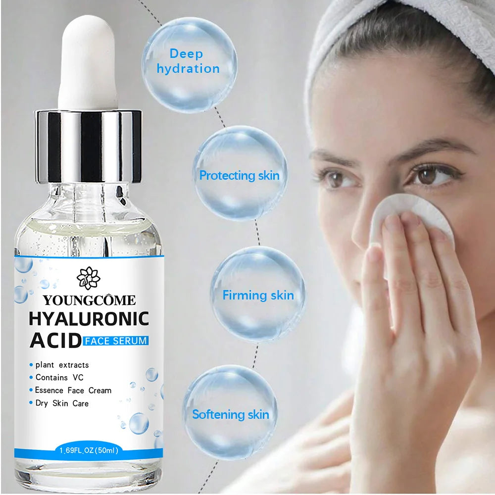 Hyaluronic Acid Facial Essence Deep Moisturizing Facial Skin Essence Korean Skin Care Products - Deals Today