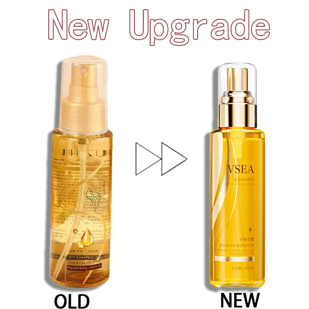Hair Care Essential Oil Spray, Nourishing & Repair, Smooth Shiny Finish, Long-Lasting Fragrance, Easy Use for All Hair Types - Deals Today