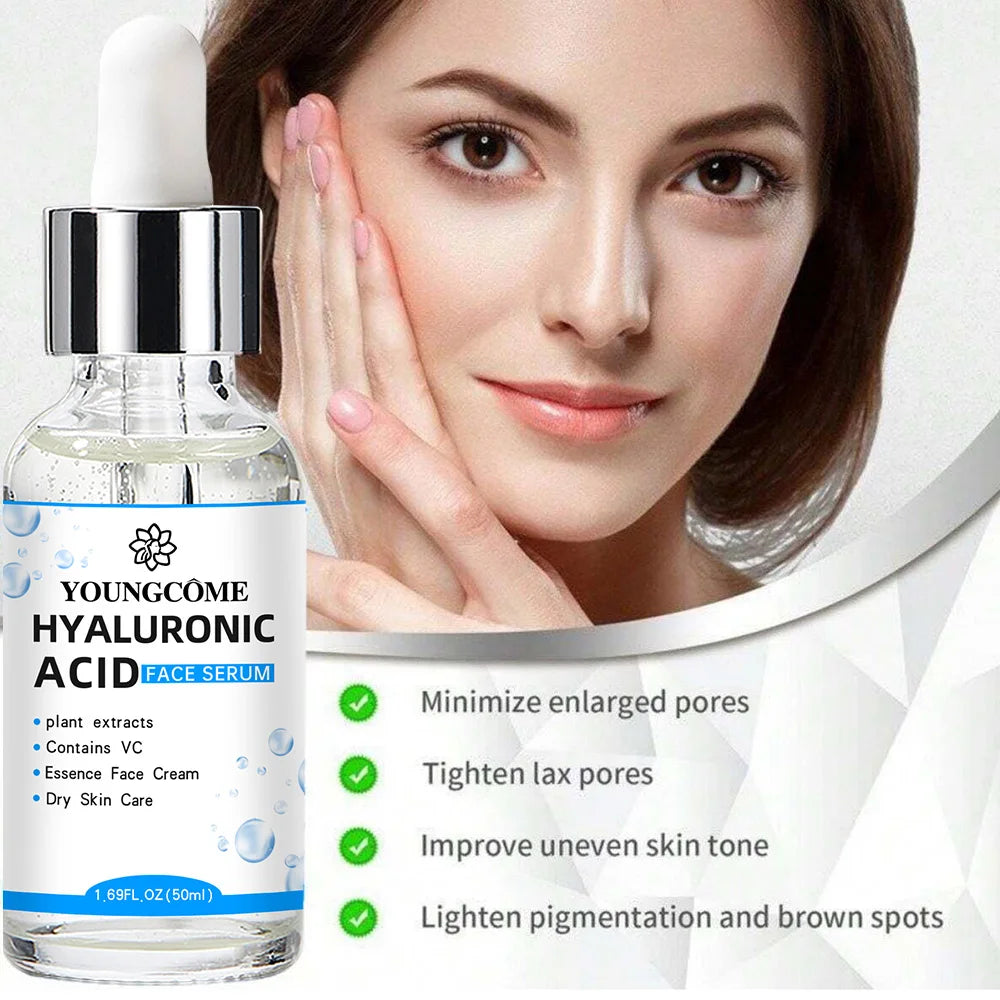 Hyaluronic Acid Facial Essence Deep Moisturizing Facial Skin Essence Korean Skin Care Products - Deals Today