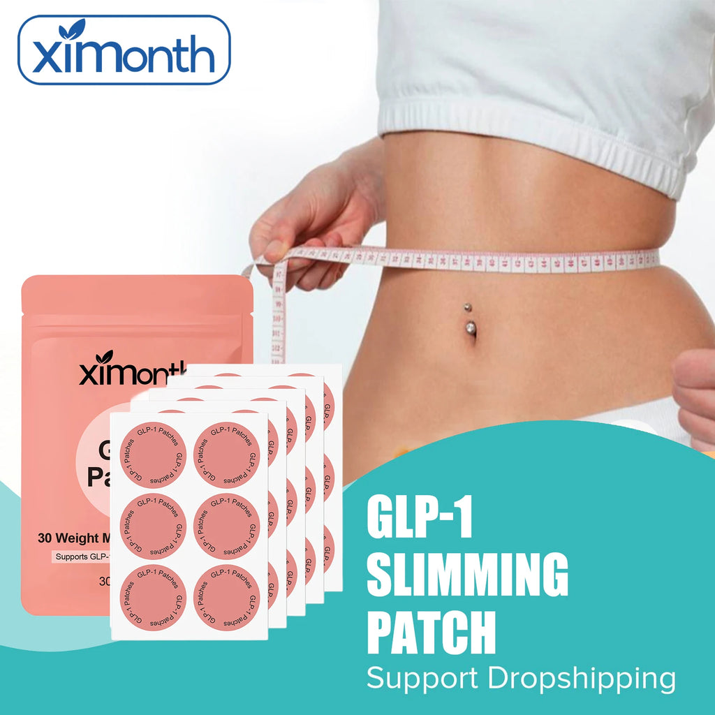 GLP-1 Patches For Body Shaping Fat Burning Anti Cellulite Improve Stomach Control Appetite Increase Metabolism Weight Loss Patch