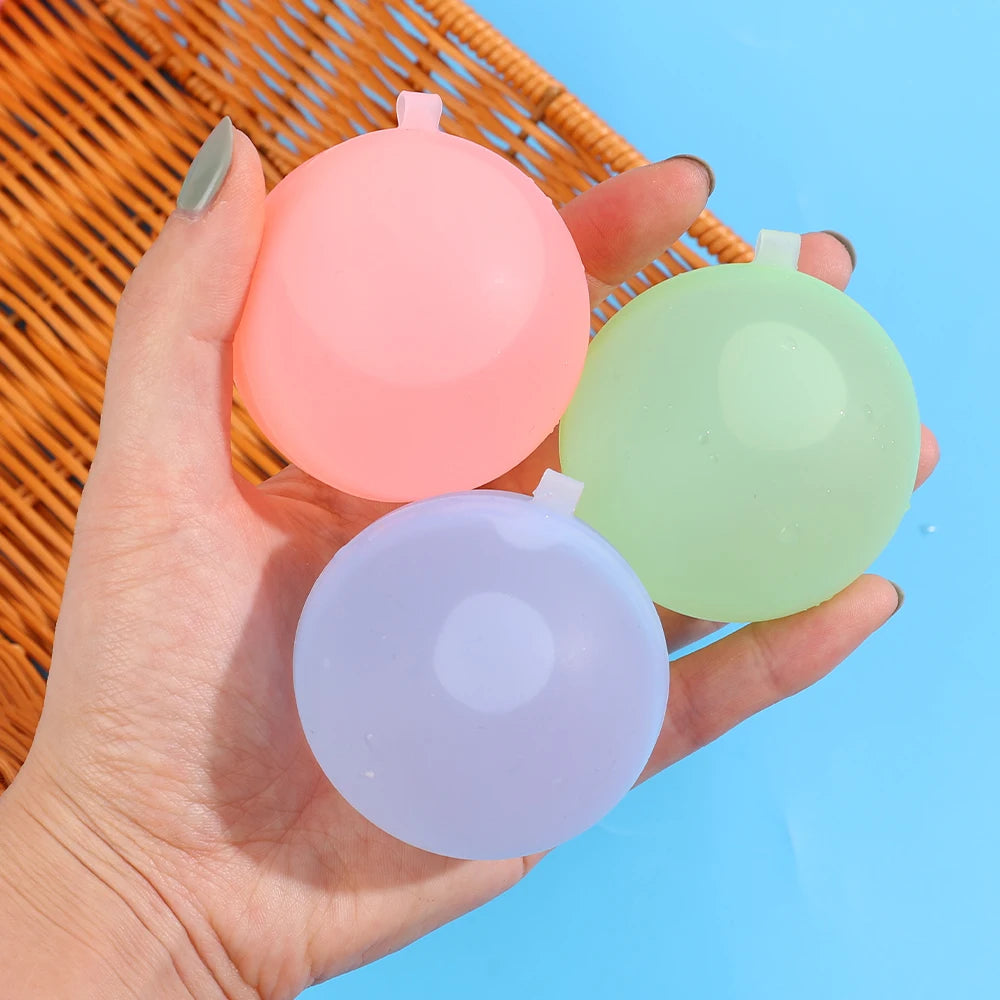 10-30pcs Reusable Water Balloons – Outdoor Summer Fun Toys for Kids & Adults, Pool, Beach & Bath Games - Deals Today