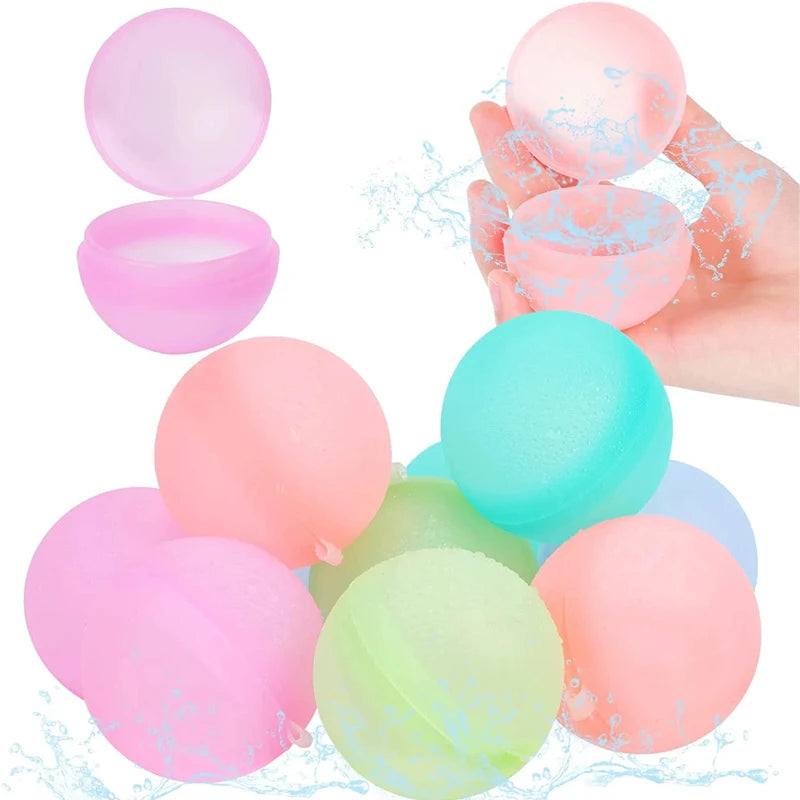 10-30pcs Reusable Water Balloons – Outdoor Summer Fun Toys for Kids & Adults, Pool, Beach & Bath Games - Deals Today