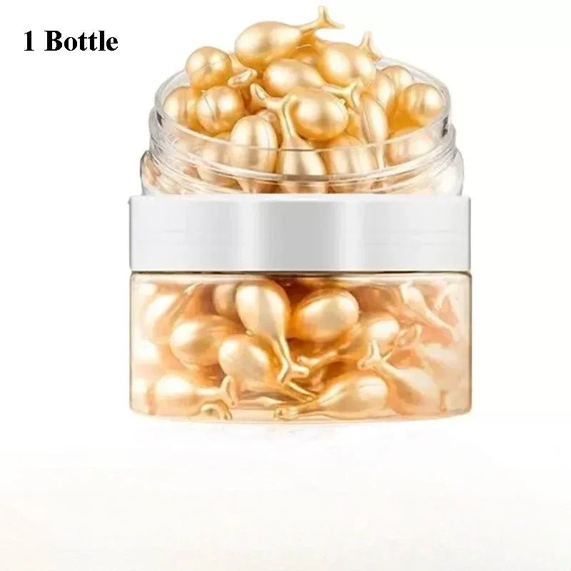 50Pcs Collagen Face Care Capsules Serum Spot Acne Wrinkle Remover Firming Whitening Hyaluronic Acid Essence Skin Care New style - Deals Today
