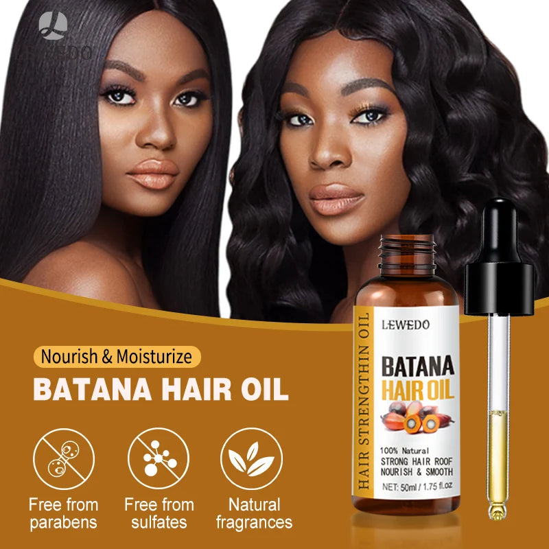 100% Pure Batana Hair Care Oil Hair Growth Oil For Natural Treatment Nourish Reduce Hair Loss Anti-Breakage Hair Thickn Products - Deals Today