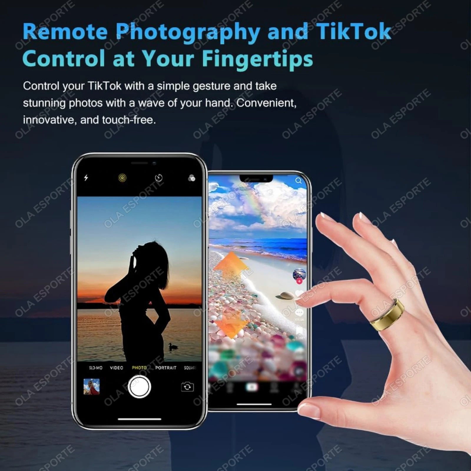 2026 Smart Ring for Blood Pressure, Heart Rate & Sleep Monitoring – IP68 Waterproof Fitness Tracker with Multi-Sport Mode for Men & Women