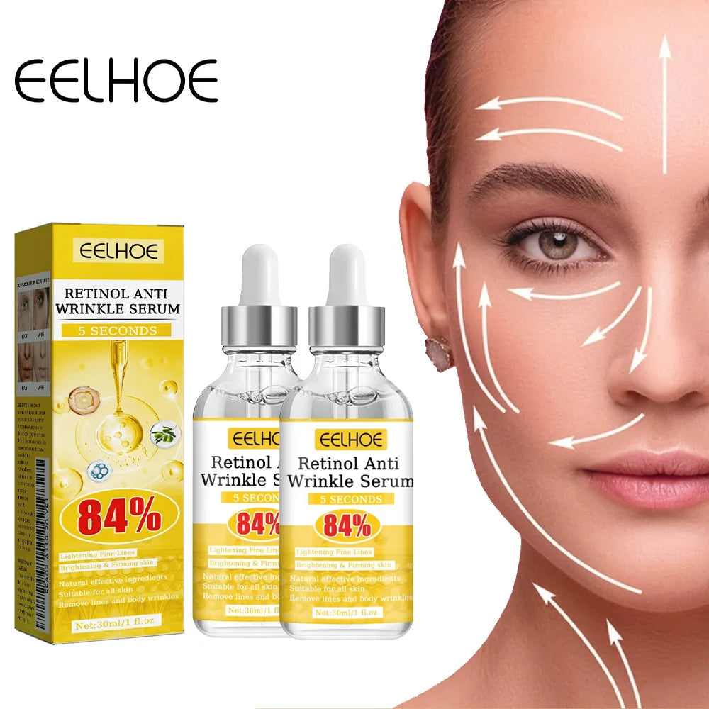 Retinol Anti-Wrinkle Serum Anti Aging Face Lifting Firming Fade Fine Lines Moisturizing Skin Care Hyaluronic Acid Facial Serum - Deals Today