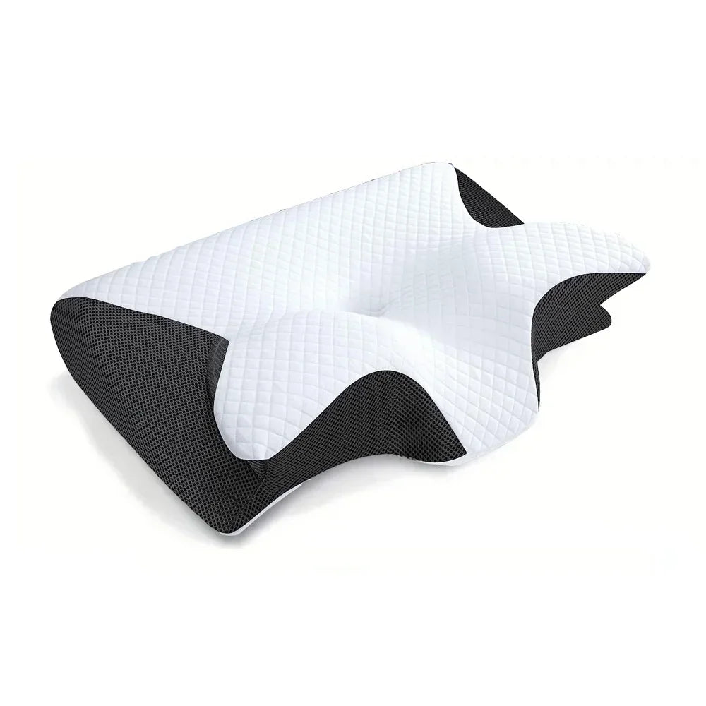 Butterfly Sleep Memory Neck Pillow Slow Rebound Comfortable Memory Foam Sleep Pillow Cervical Orthopedic Neck Massage Bed Pillow - Deals Today